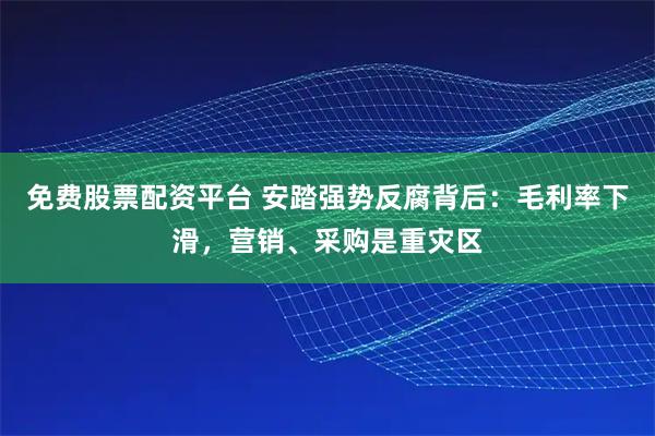 免费股票配资平台 安踏强势反腐背后：毛利率下滑，营销、采购是重灾区